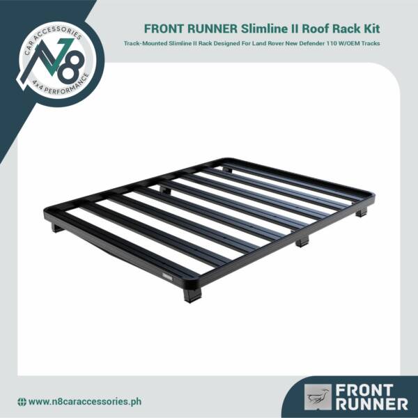 FRONT RUNNER Slimline II Roof Rack Kit Land Rover New Defender 110 W/OEM Tracks Genuine