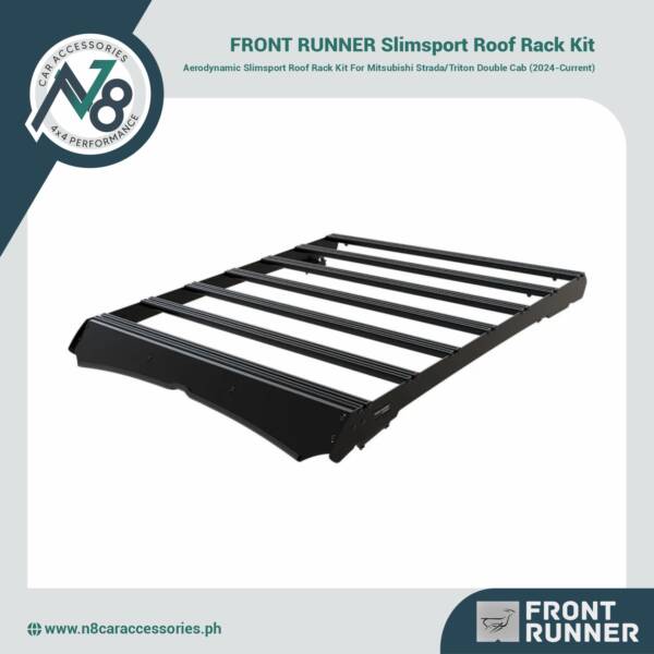 FRONT RUNNER Slimsport Roof Rack Kit Mitsubishi Strada/Triton Double Cab (2024-Current) Genuine