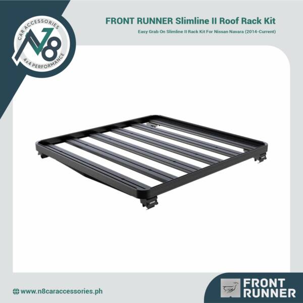 FRONT RUNNER Grab-On Slimline II Roof Rack Kit Nissan Navara (2014-Current) Genuine