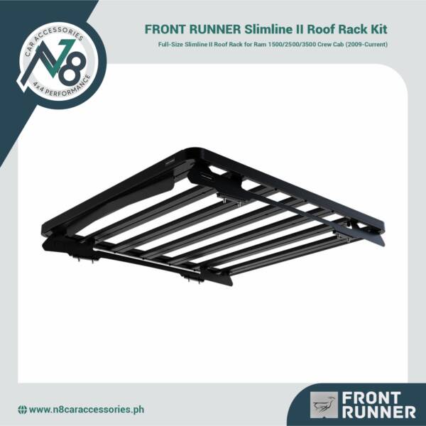 FRONT RUNNER Slimline II Roof Rack Kit Ram 1500/2500/3500 Crew Cab (2009-Current) Genuine