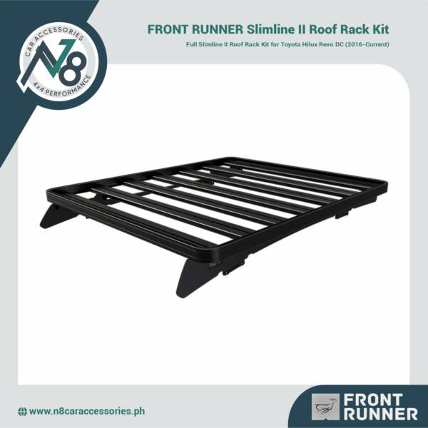 FRONT RUNNER Slimline II Roof Rack Kit Toyota Hilux Revo DC (2016-Current) Genuine