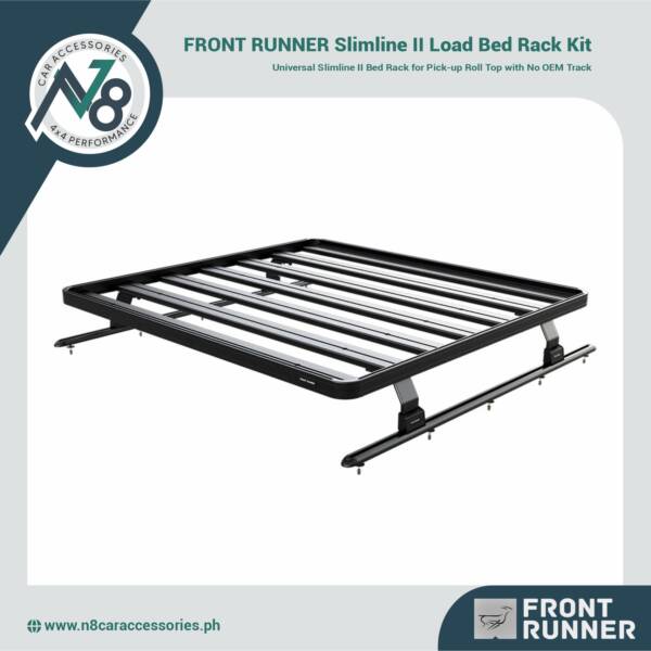 FRONT RUNNER Slimline II Load Bed Rack Kit Pick-up Roll Top with No OEM Track Genuine