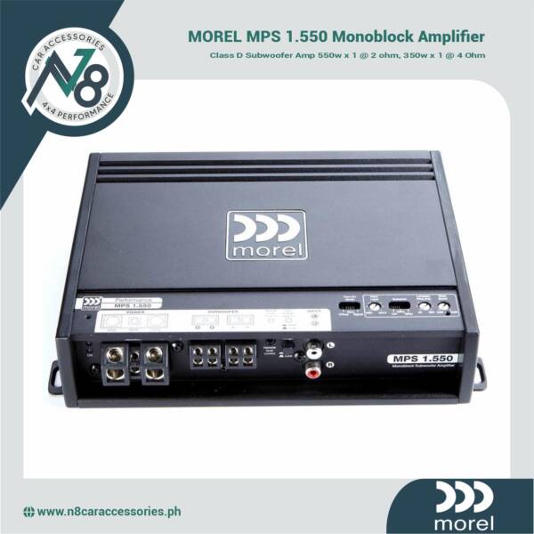 MOREL MPS 1.550 Class D Monoblock Amplifier Genuine