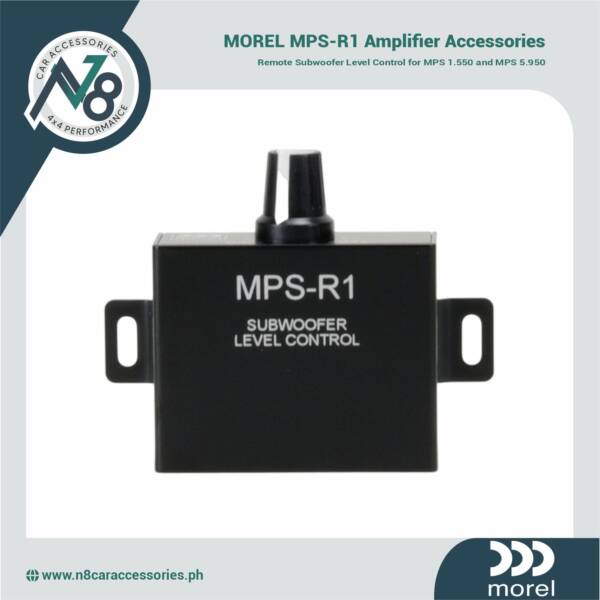 MOREL MPS-R1 Amplifier Accessories Remote Subwoofer Level Control for MPS 1.550 and MPS 5.950 Genuine