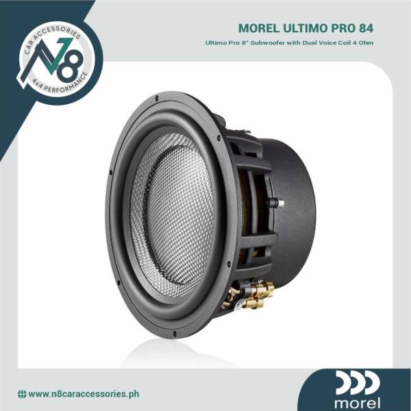 MOREL Ultimo Pro 84 Subwoofer Dual Voice Coil 4 Ohm Genuine