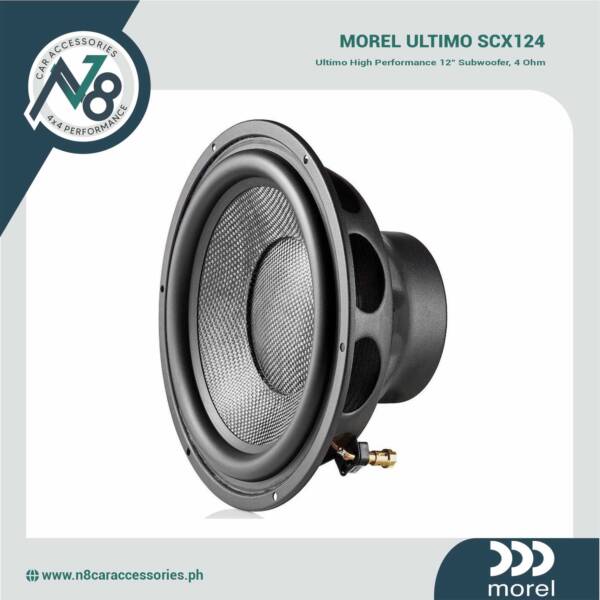 MOREL Ultimo SCX124 12" Subwoofer 4 Ohm Genuine