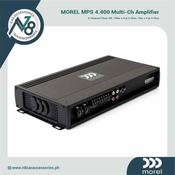 MOREL MPS 4.400 Multi-Channel Amplifiers 4-Channel Class AB Genuine