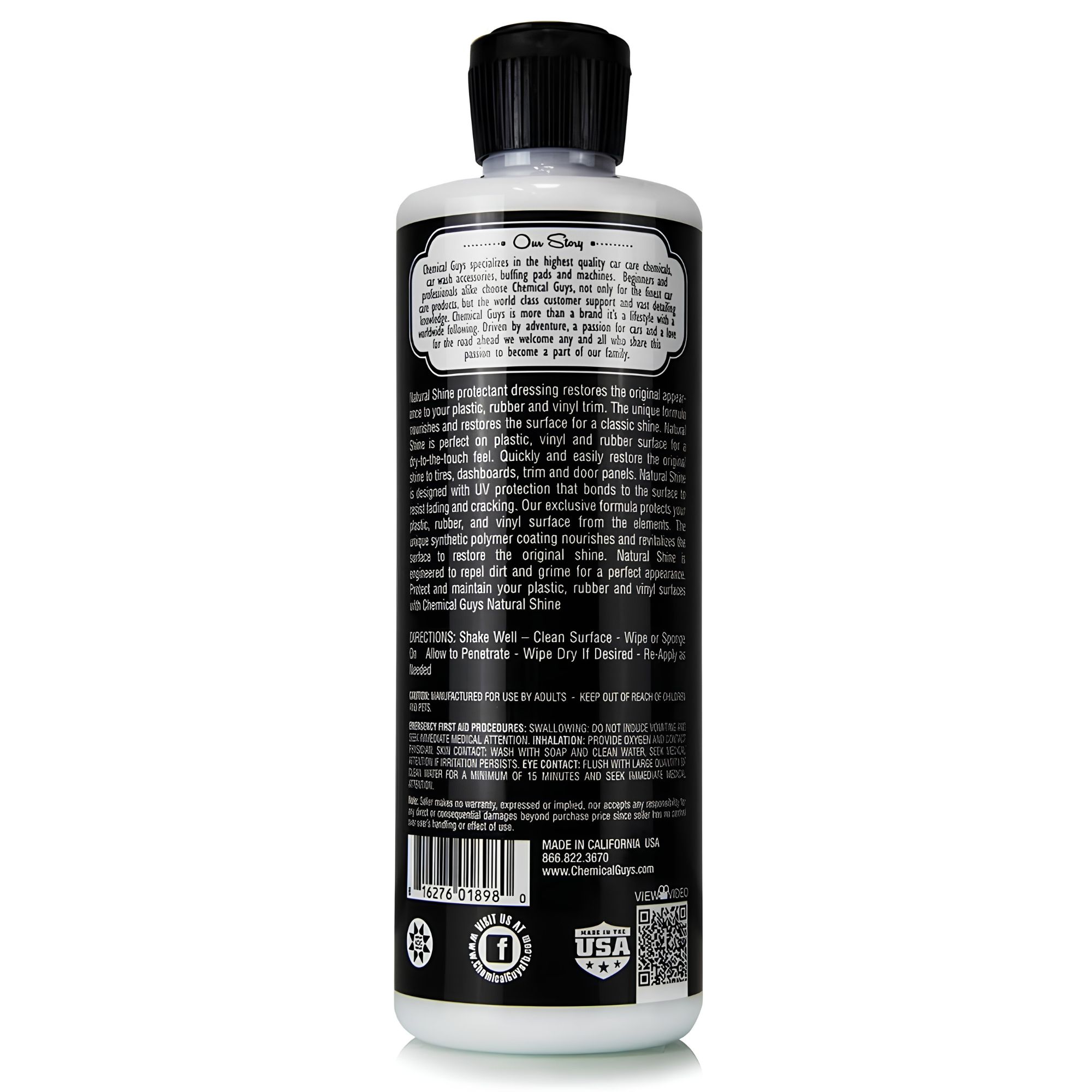 CHEMICAL GUYS Natural Shine Satin Shine Dressing Genuine - Image 3