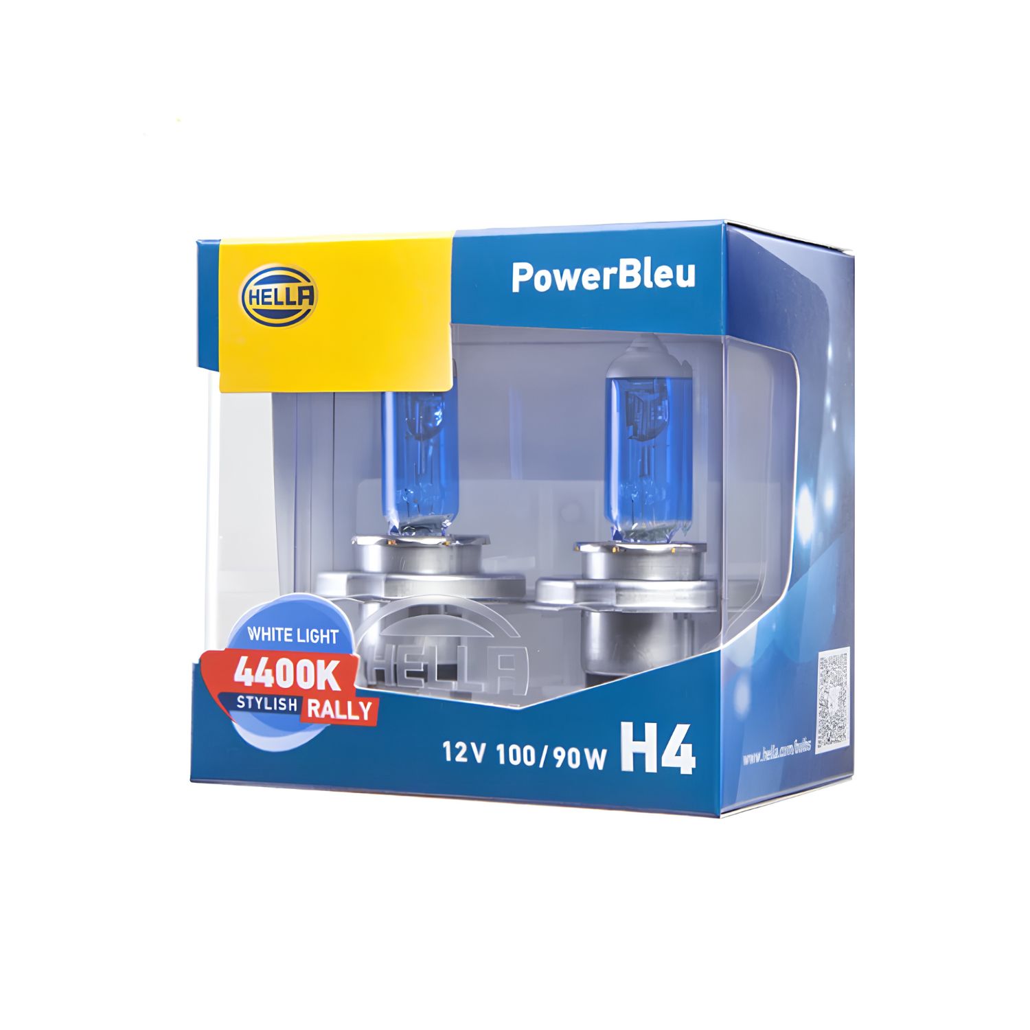 HELLA H4 Power Bleu Performance Bulb 12V 100/90W Genuine - Image 3