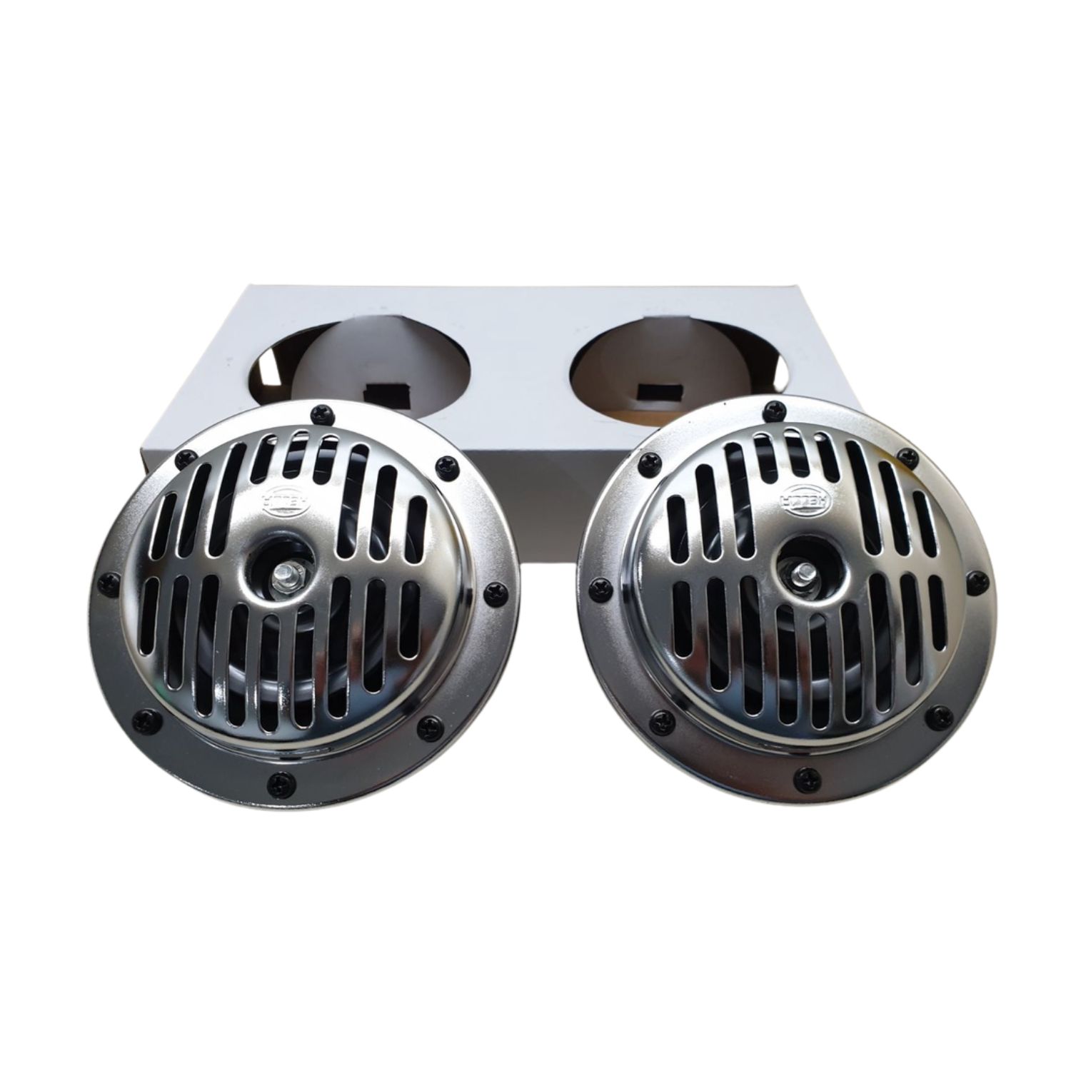 HELLA Chrome Avant Horn 12V Genuine - Image 3