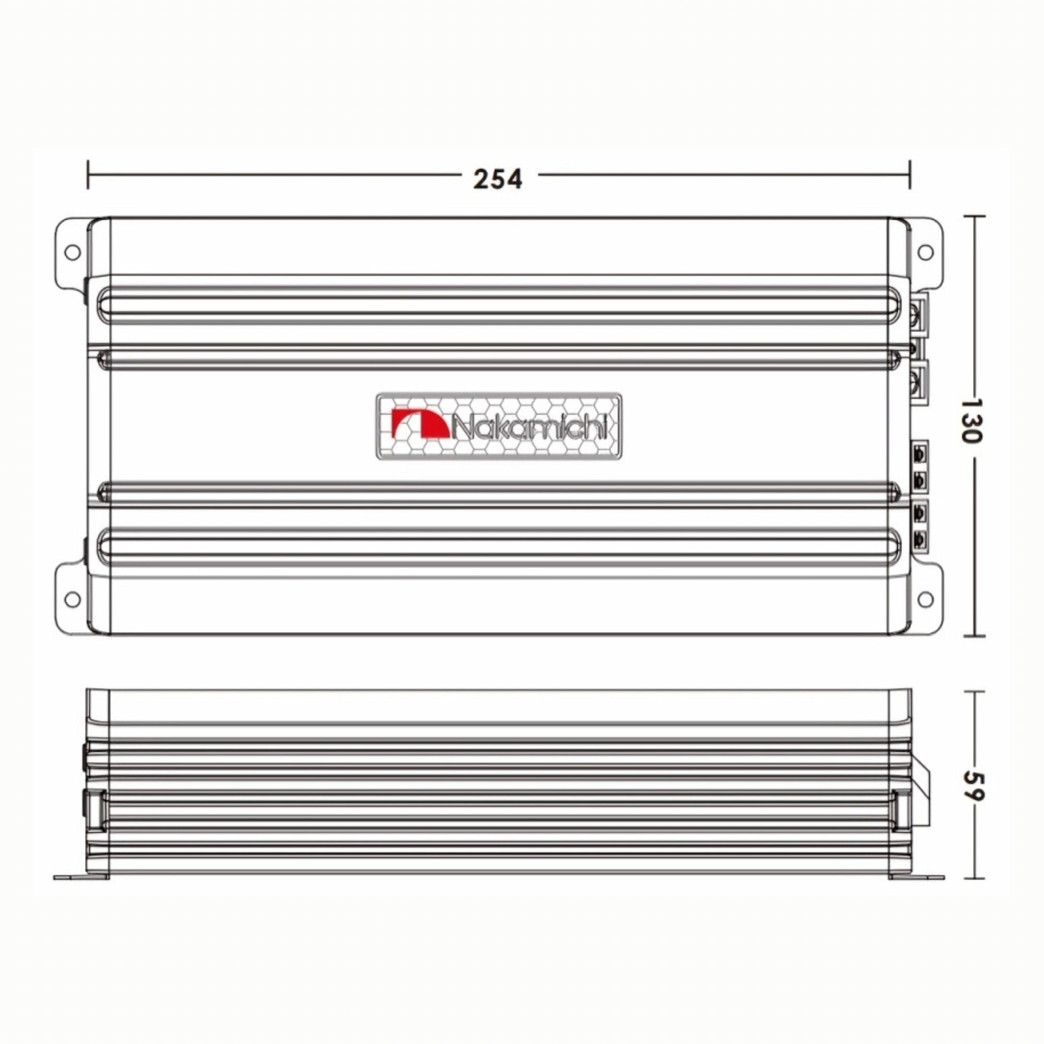 NAKAMICHI NHTD-200.4 4 X 200W 4-Channel Amplifier Genuine - Image 4