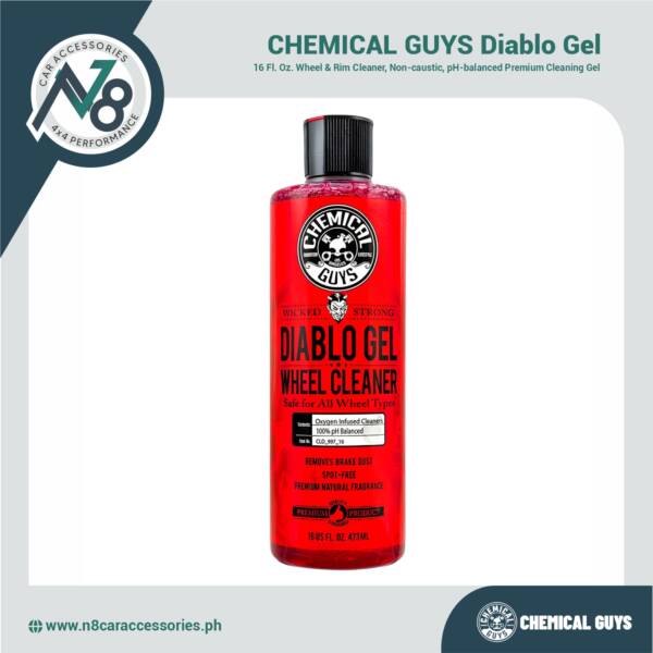 CHEMICAL GUYS Diablo Gel Wheel & Rim Cleaner 16 Fl. Oz. Genuine