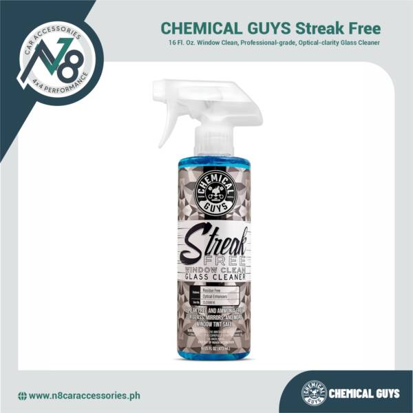CHEMICAL GUYS Streak Free Window Clean 16 Fl. Oz. Genuine