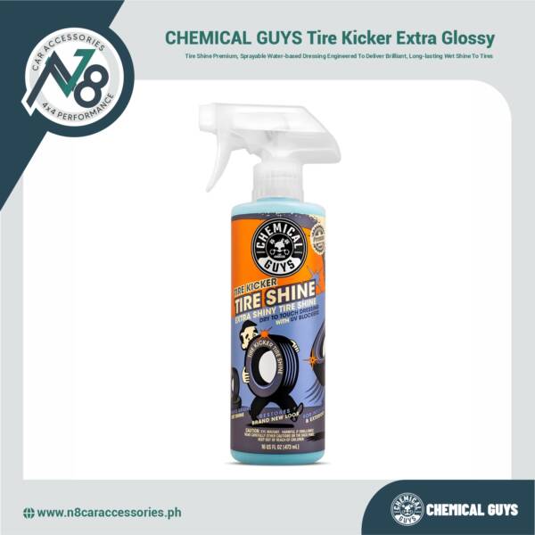 CHEMICAL GUYS Tire Kicker Extra Glossy Tire Shine Genuine