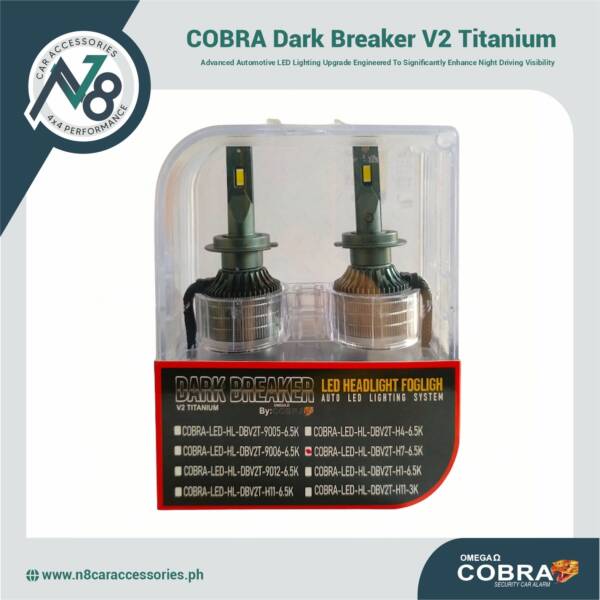 COBRA LED-HL-DBV2T Dark Breaker V2 Titanium Genuine