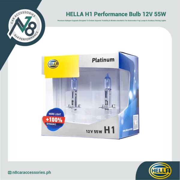 HELLA H1 Performance Bulb 12V 55W Genuine