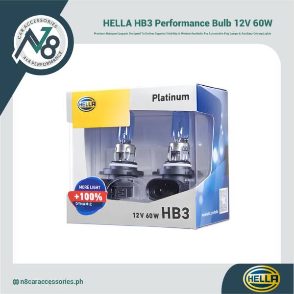 HELLA HB3 Performance Bulb 12V 60W Genuine