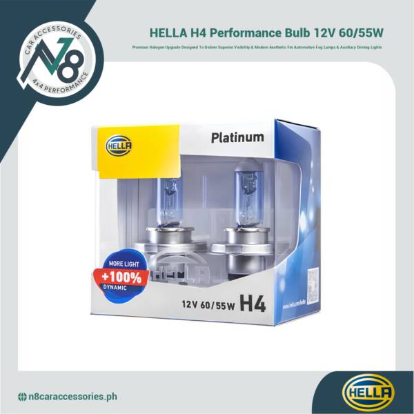 HELLA H4 Performance Bulb 12V 60/55W Genuine