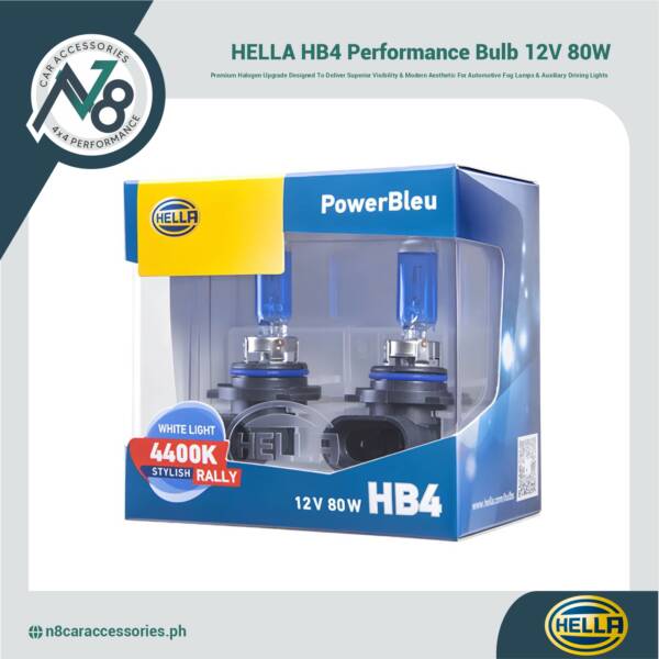 HELLA HB4 Power Bleu Performance Bulb 12V 80W Genuine