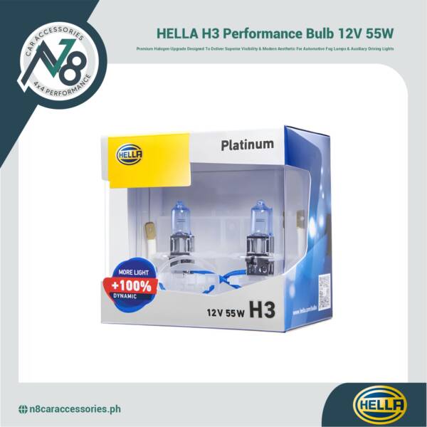 HELLA H3 Performance Bulb 12V 55W Genuine