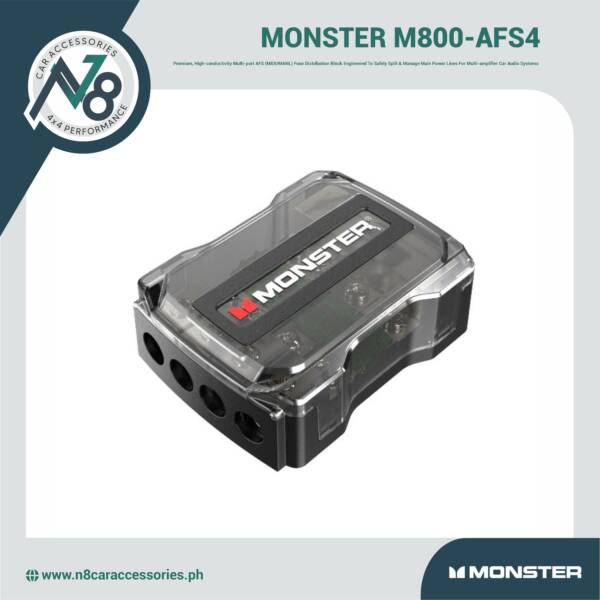 MONSTER M800-AFS4 Fuse Holder/Battery Distribution Genuine
