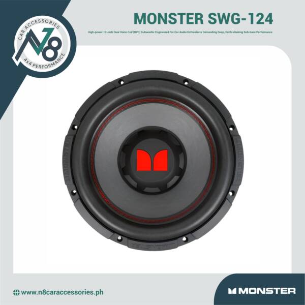 MONSTER SWG-124 Subwoofer DVC 12" Genuine