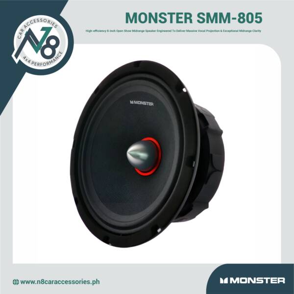 MONSTER SMM-805 Midrange Speaker 8" Genuine