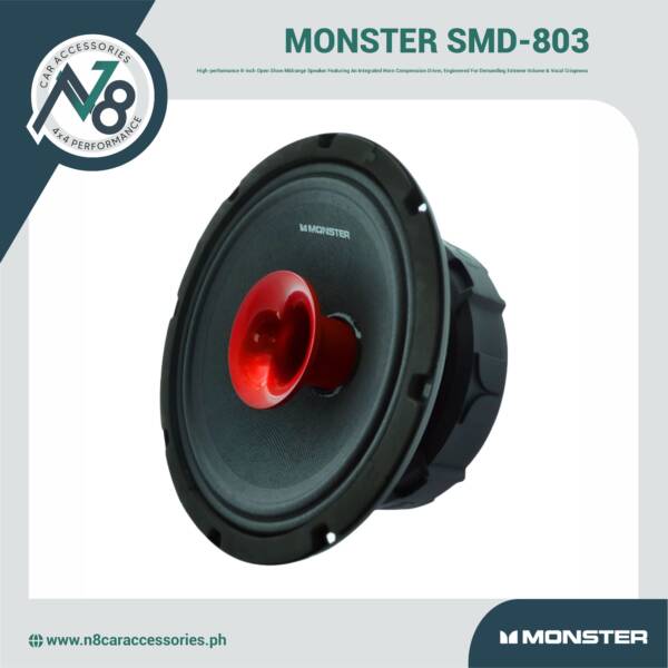 MONSTER SMD-803 Midrange Speaker 8" Genuine
