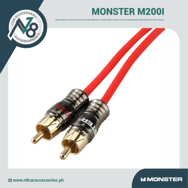 MONSTER M200I RCA Cable, High Purity Oxygen Free Copper Genuine