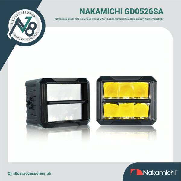 NAKAMICHI GD0526SA 6000K Cool White LED Spotlight Genuine