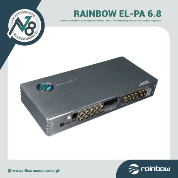 RAINBOW EL-PA 6.8 8ch Sound Processor Amplifier Genuine
