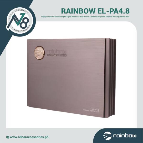 RAINBOW EL-PA4.8 8 Channel Sound Processor Amplifier Genuine
