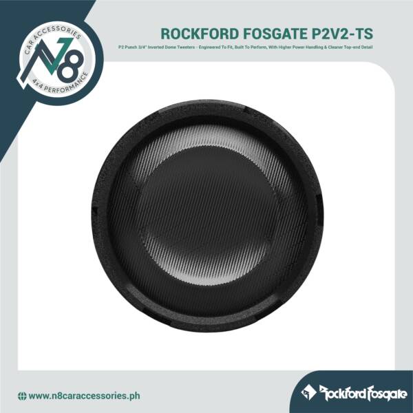 ROCKFORD FOSGATE Punch P2V2-TS 3/4" Inverted Dome Tweeters Genuine