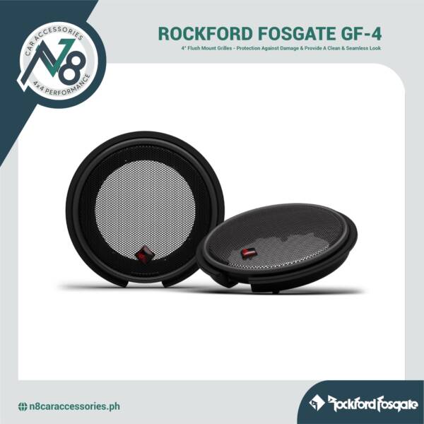 ROCKFORD FOSGATE GF-4 4” Flush Mount Grilles Genuine