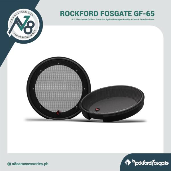 ROCKFORD FOSGATE GF-65 6.5” Flush Mount Grilles Genuine