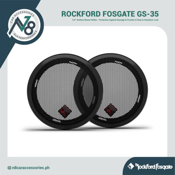 ROCKFORD FOSGATE GS-35 3.5” Surface Mount Grilles Genuine