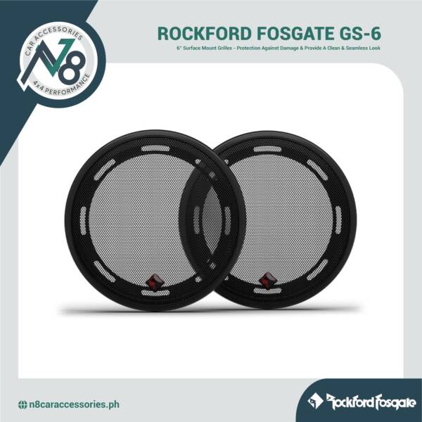 ROCKFORD FOSGATE GS-8 8” Surface Mount Grilles Genuine