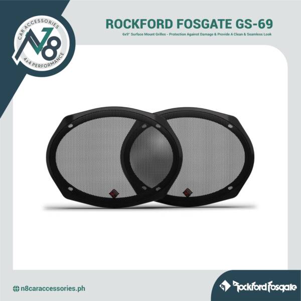 ROCKFORD FOSGATE GS-69 6x9” Surface Mount Grilles Genuine