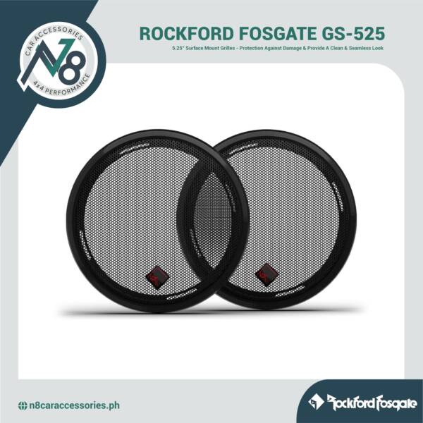 ROCKFORD FOSGATE GS-525 5.25” Surface Mount Grilles Genuine