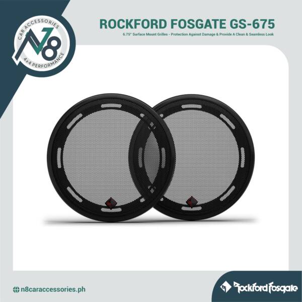 ROCKFORD FOSGATE GS-675 6.75” Surface Mount Grilles Genuine