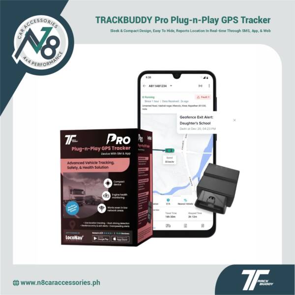 TRACKBUDDY Pro Plug-n-Play (OBD) GPS Tracker Genuine