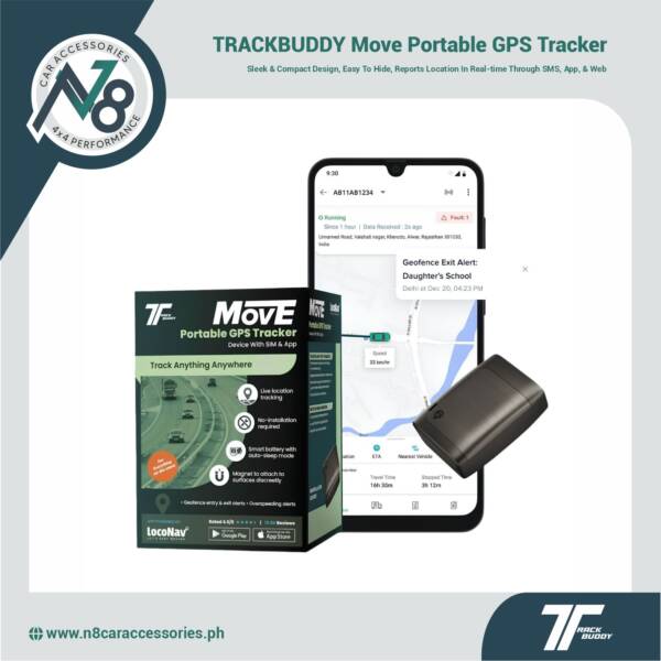 TRACKBUDDY Move Portable (Magnetic) GPS Tracker Genuine