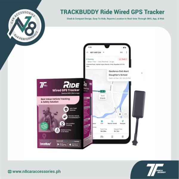 TRACKBUDDY Ride Wired GPS Tracker Genuine