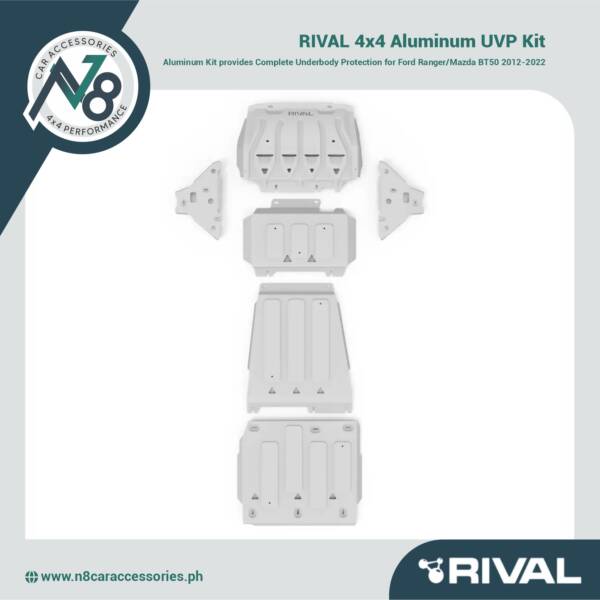 RIVAL 4x4 Aluminum UVP Kit Ford Ranger/Mazda BT50 2012-2022 Genuine
