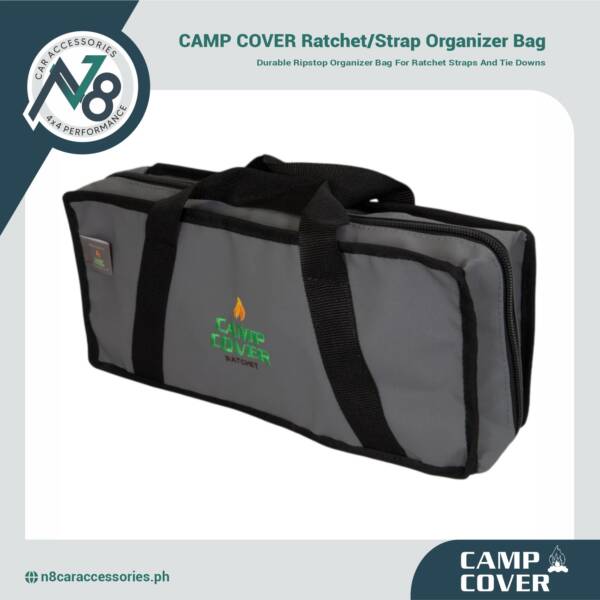 CAMP COVER Ratchet/Strap Organizer Bag Ripstop Genuine