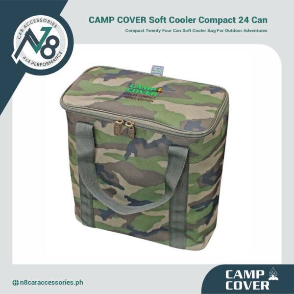 CAMP COVER Soft Cooler Compact 24 Can Capacity Genuine