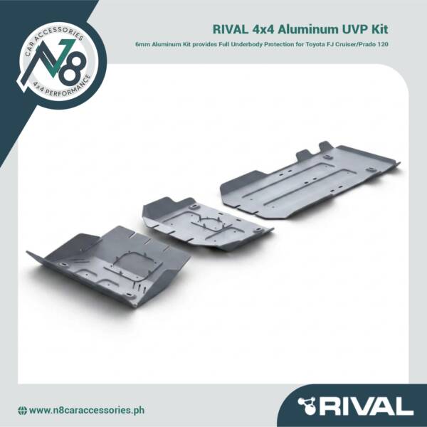 RIVAL 4x4 Aluminum UVP Kit Toyota FJ Cruiser/Prado 120 Genuine