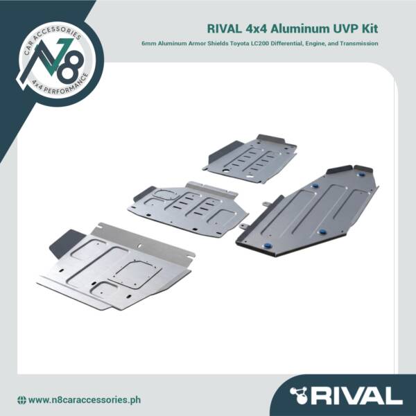 RIVAL 4x4 Aluminum UVP Kit Toyota Land Cruiser 200 Genuine
