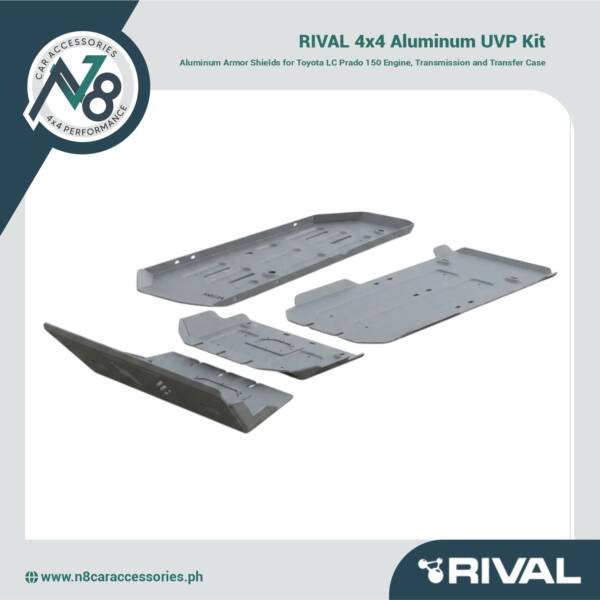 RIVAL 4x4 Aluminum UVP Kit Toyota Land Cruiser Prado 150 Genuine