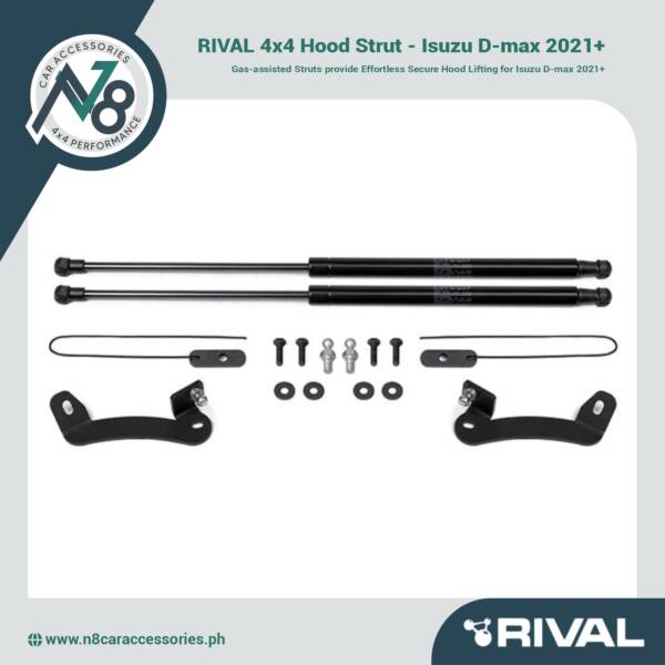 RIVAL 4x4 Hood Strut - Isuzu D-max 2021+ Genuine